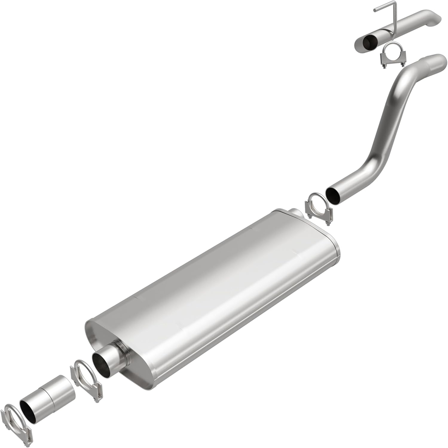 BRExhaust Replacement Exhaust System Kit 106-0018: Compatible with 1999-2004 Jeep Grand Cherokee 4.0L/4.7L