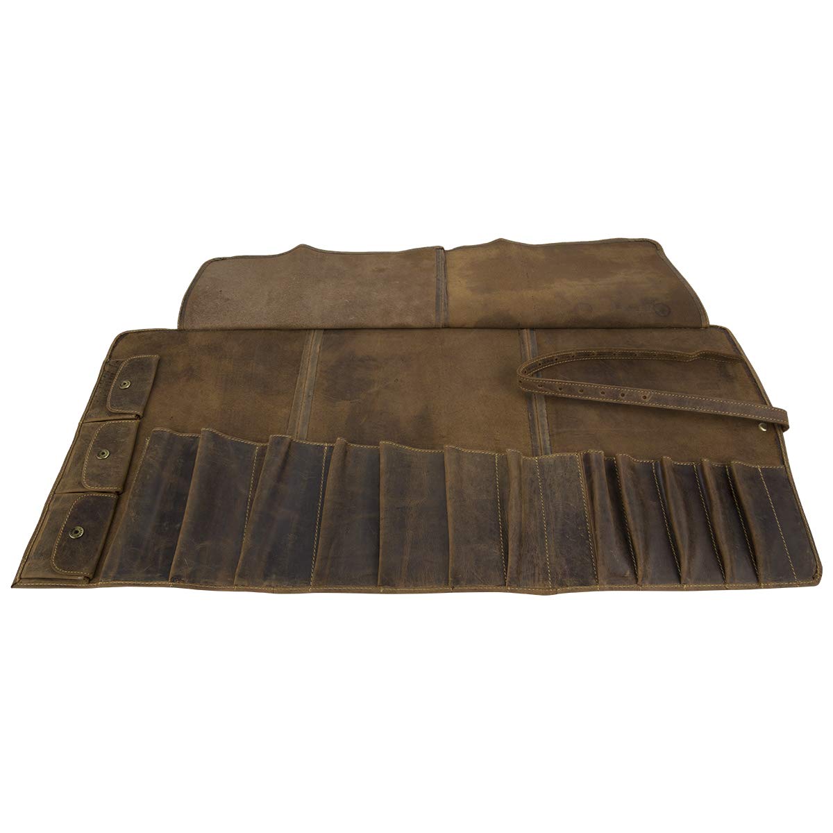 Greenburry Vintage Werkzeugrolle Leder antikbraun