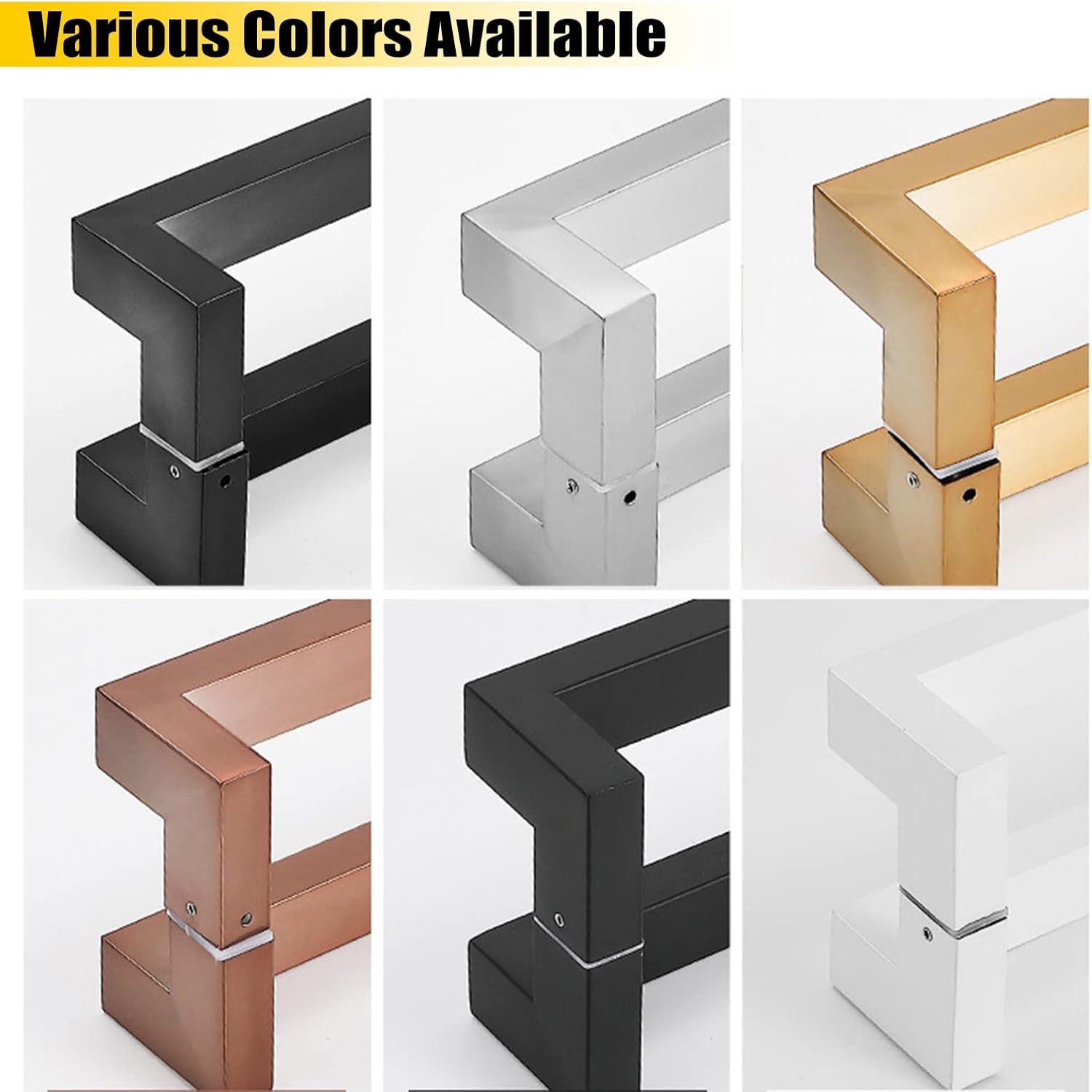 Modern Entry Door Handle Set Heavy Duty Commercial Grade Stainless Steel Pull Handle for Front Doors Barns Bars and Glass Doors Long Door Handles for Enhanced Style and Security