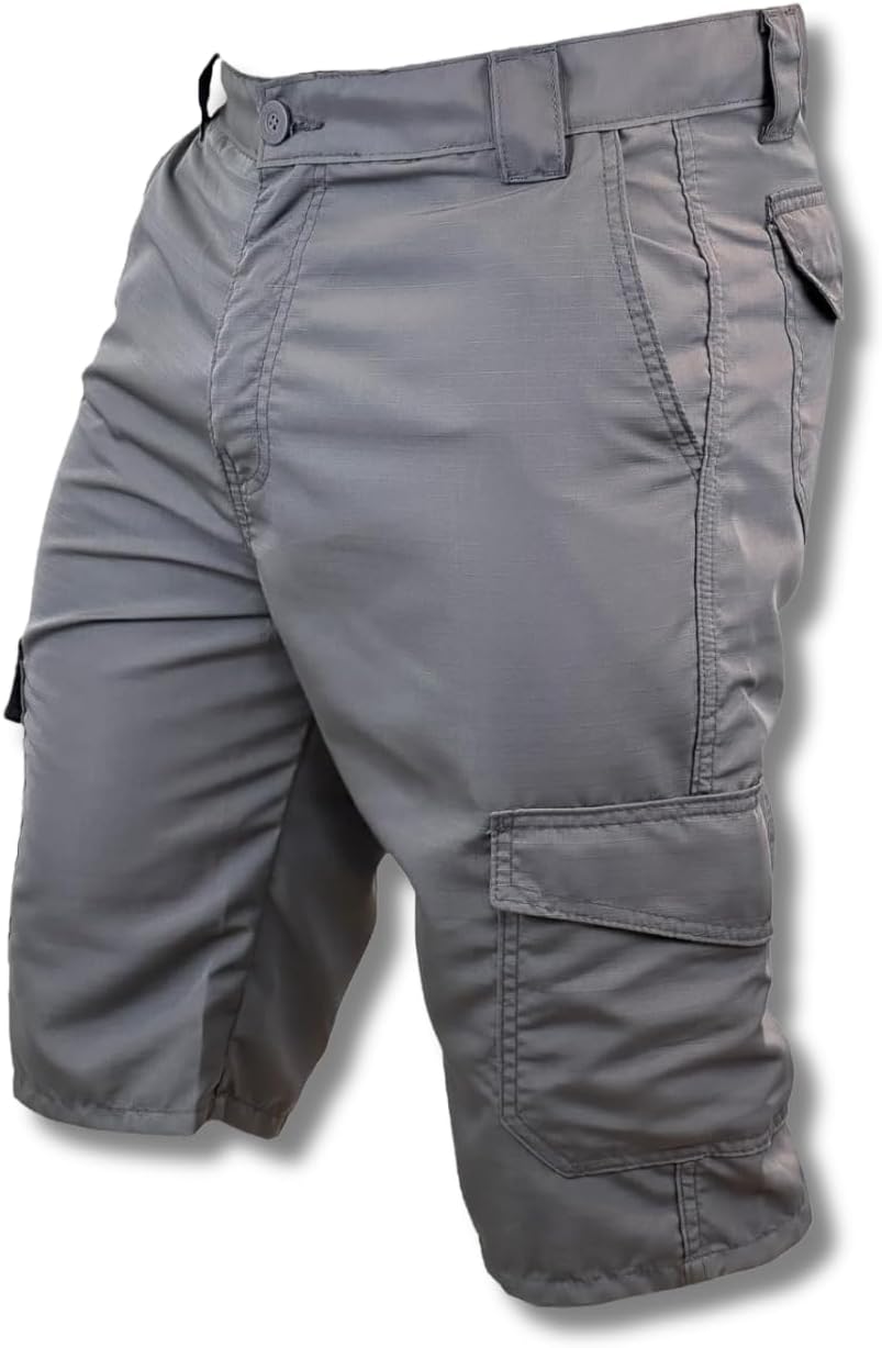 Bermuda Tática Safo Militar, Poly RipStop, UV50+, 6 Bolsos, Secagem Rápida, para Trekking e Atividades Outdoor