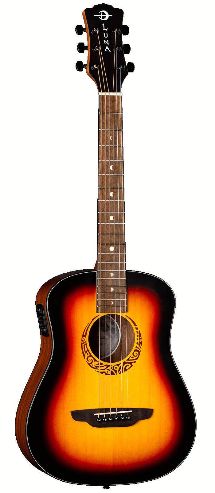 美品★レア★Luna Guitars ギター Amazon.com: Luna Guitars Safari Tribal 6 String Acoustic/Electric