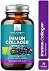 Naturagen Immun Collagen 30 Tablets Immune Booster Hydrolyzed Collagen Peptides Type 1 3  B. Glucan  Vitamin A B6 B12 CDE  Glutathione  Zinc Supplement 30 Tablets, SambucusCaramurver