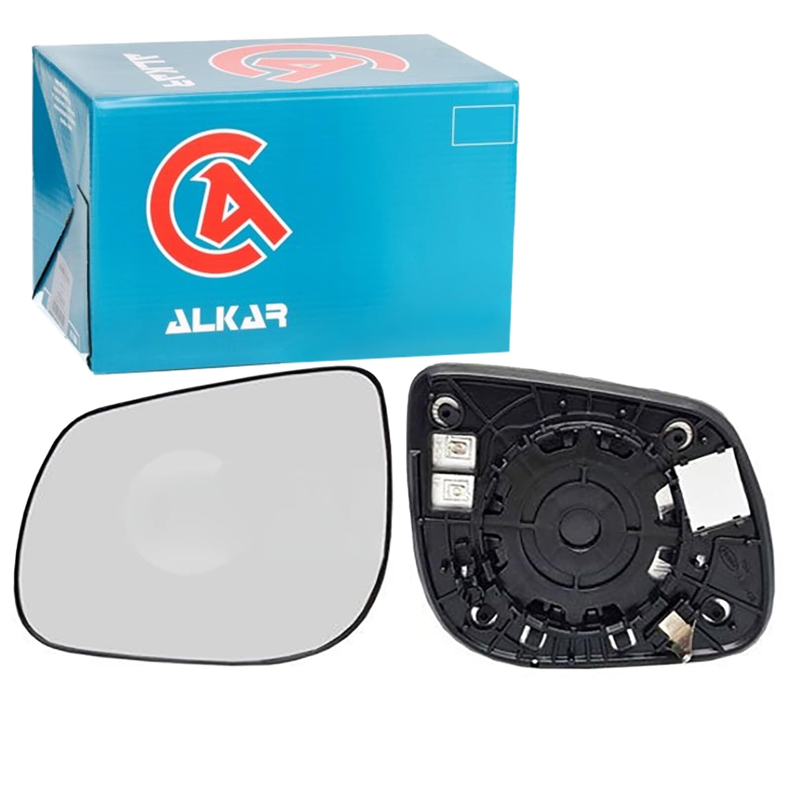 ALKAR 6421654 Cristal de espejo retrovisor exterior calefactable convexo izquierda Compatible con KIA PICANTO JA PICANTO Runner JA