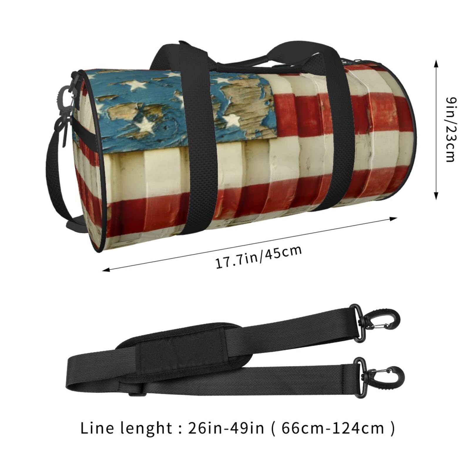 アメリカ国旗デザイン ボストンバッグ Amazon.co.jp: ボストンバッグ アメリカの国旗 ジムバッグ メンズ