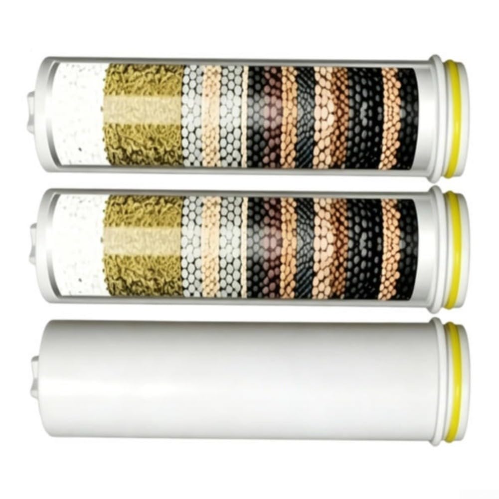 Cartuchos para filtro para ducha 25 Etapas para elimina para cloro 3 Pack(5 Pack)