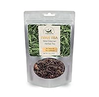 Vista 1 de Té de hierbas sueltas Ivan Chai salvaje fermentado siberiano, todo natural, sin cafeína (peso neto 2 onzas (2.01 oz))