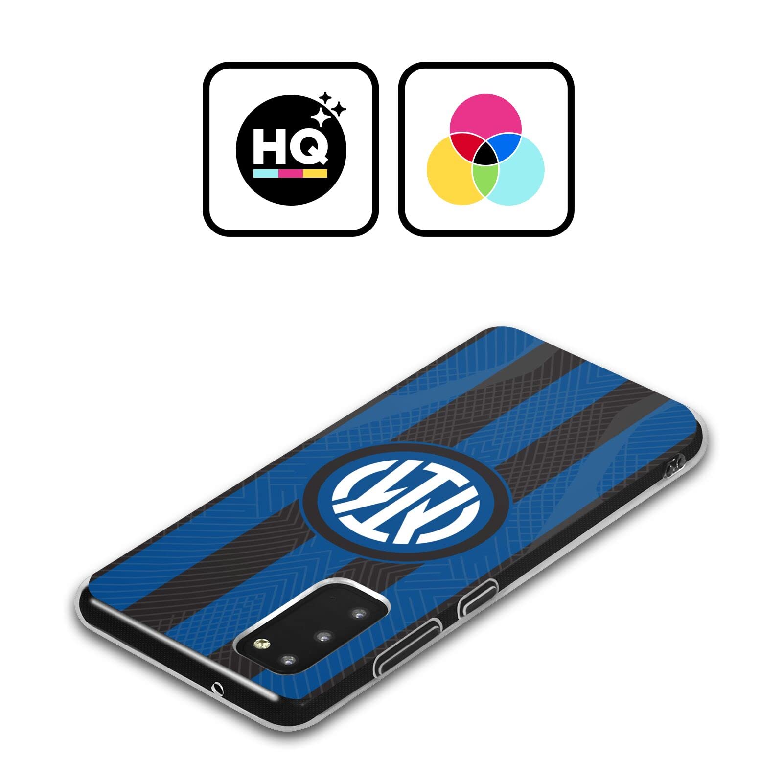 Head Case Designs Licenza Ufficiale Inter Milan Home Kit Stemma 2022/23 Custodia in Gel [Protezione di Grado Militare] Compatibile con Galaxy A52 / A52s / 5G (2021)