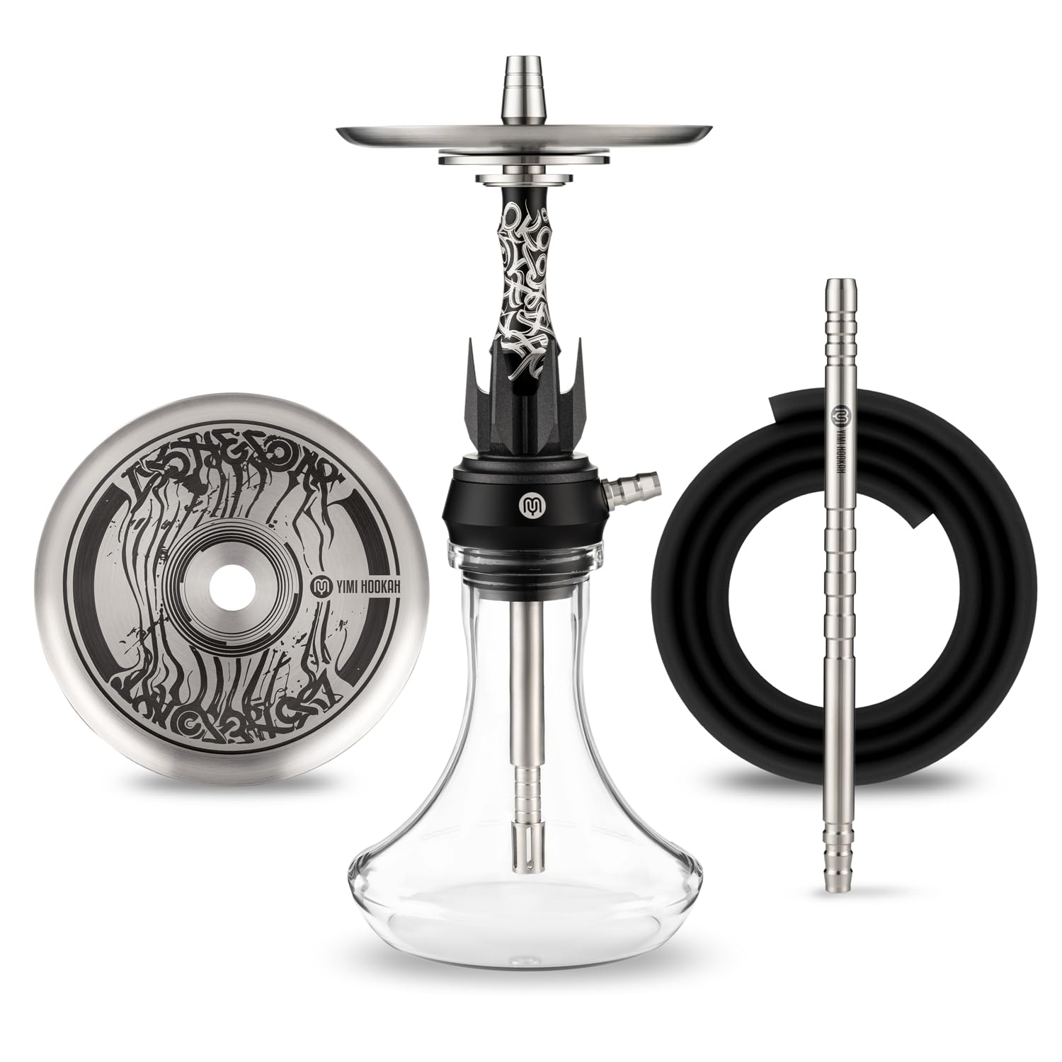 Amazon.com: Yimi Hookah® 304 Stainless Steel Crown Hookah Set| 16