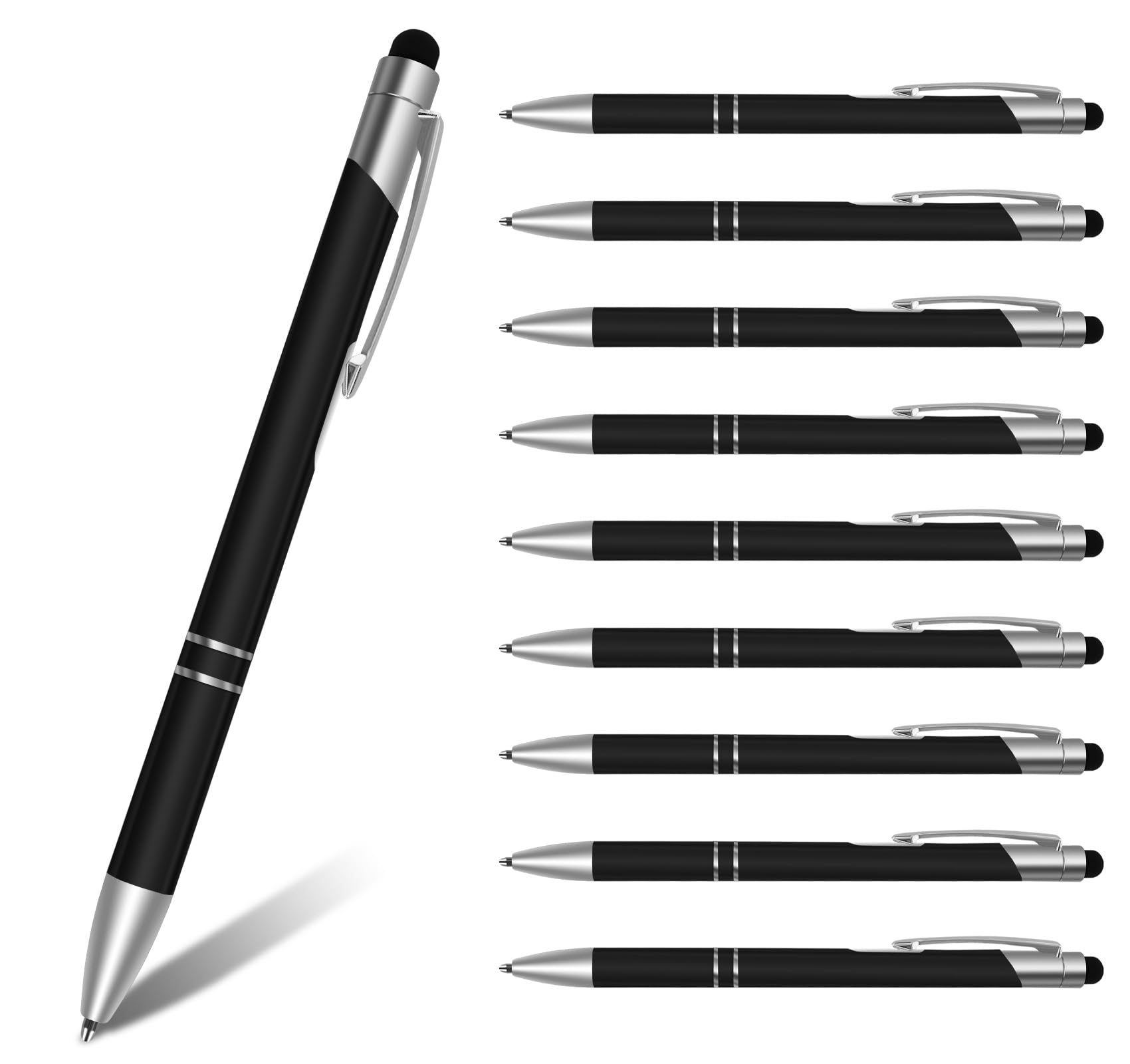 Homewit 10–1000 STK Kugelschreiber Personalisiert mit Gravur,Touchpen,300 | Werbekugelschreiber für Firmenwerbung, Messen, Büros, Schulen, Abschlussfeiern, als Kunden-, Mitarbeiter- & Businessgeschenk