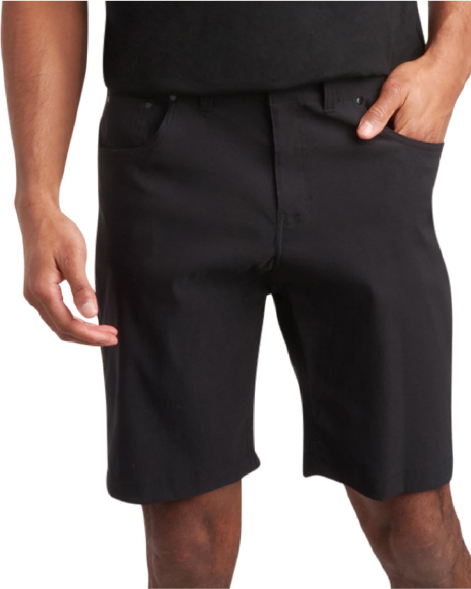 Spyder Mens Tech Shorts - UPF 30+ Lightweight Performance Stretch Water-Resistant 5-Pocket Woven Shorts for Men (30-38), Black, 32