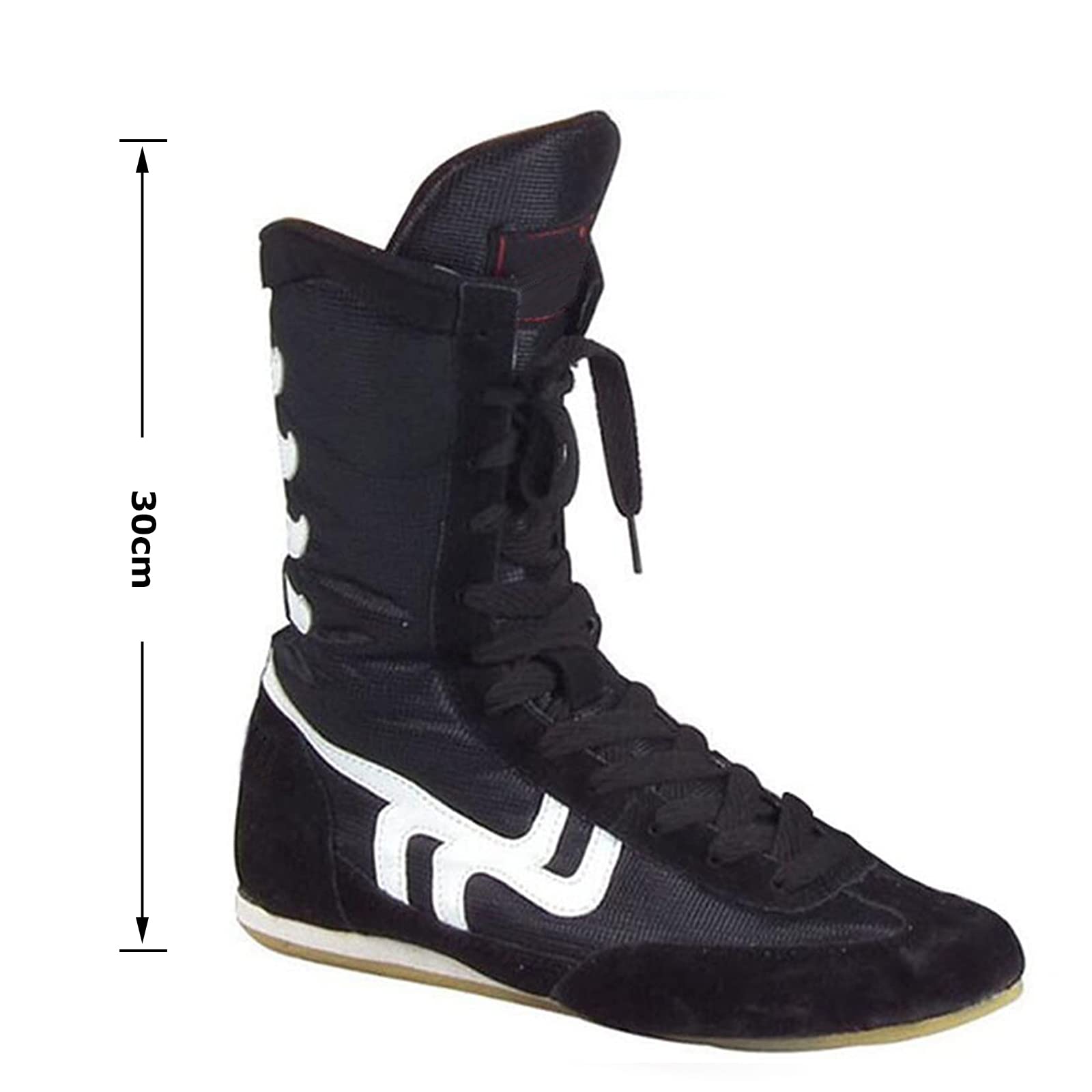 LZQpearl Buty bokserskie, buty bokserskie, dla mężczyzn i kobiet, dzieci i dorosłych, buty piłkarskie, unisex, Junior Boxer Trainer buty walki, buty do treningu, walki MMA, Muay