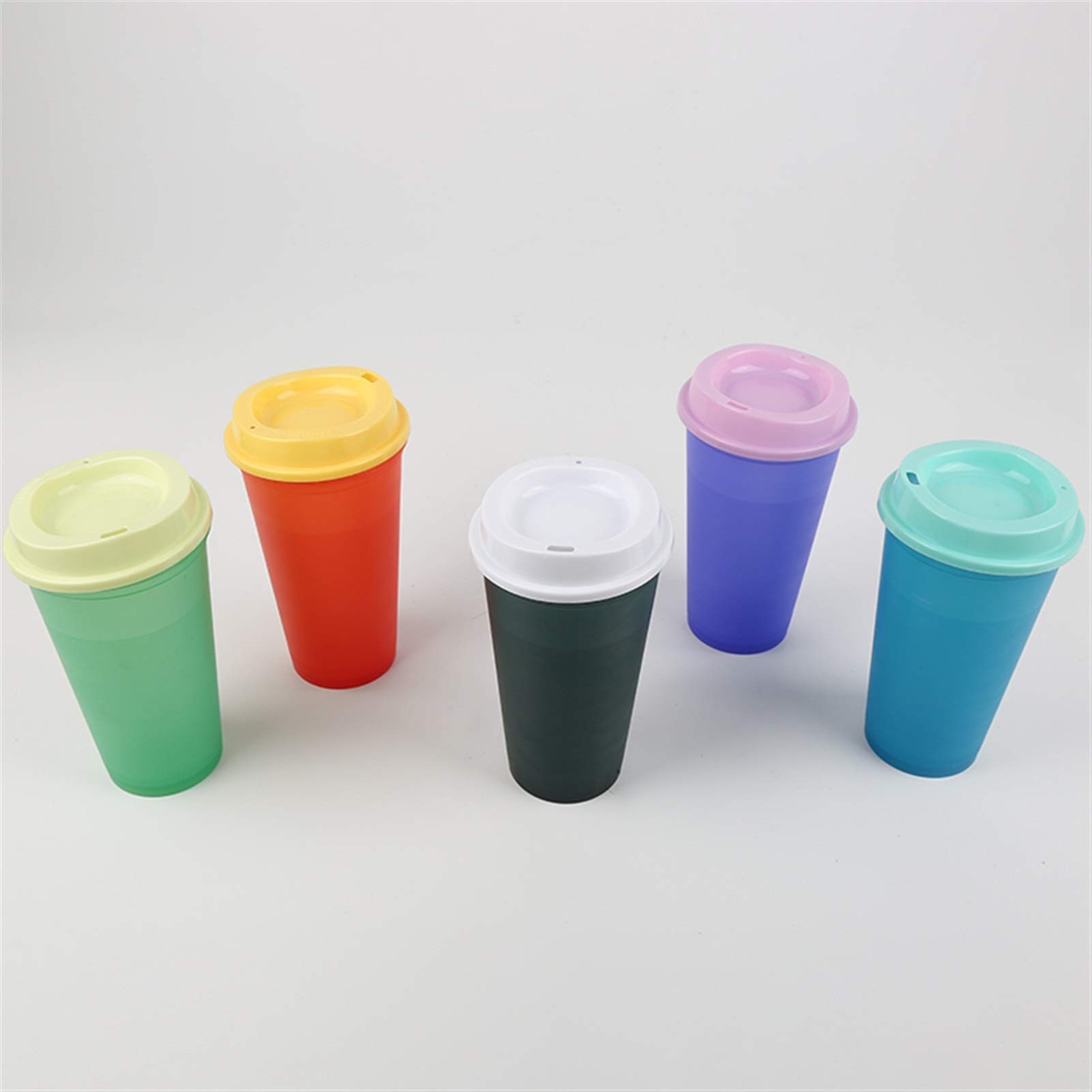 Wrova Set Di 6 Tazze In Plastica Infrangibili 473 Ml – Beige, Lavabili In Microonde E Lavastoviglie