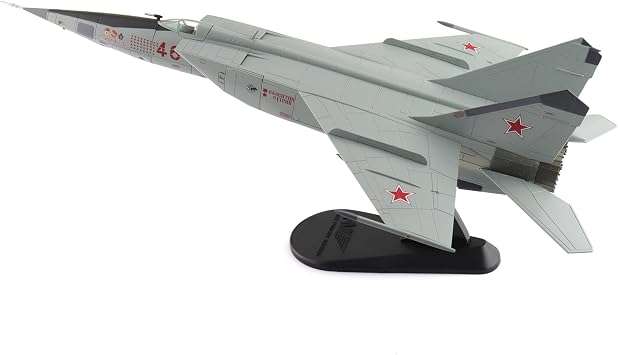 Hobby Master | 172 Scale Diecast Military Aircraft Replica | MIG-25RBT Red 46, 47th GRAP, 2nd Sqn., May 2001 with 8 x FAB-500 Bombs | Model HA5651