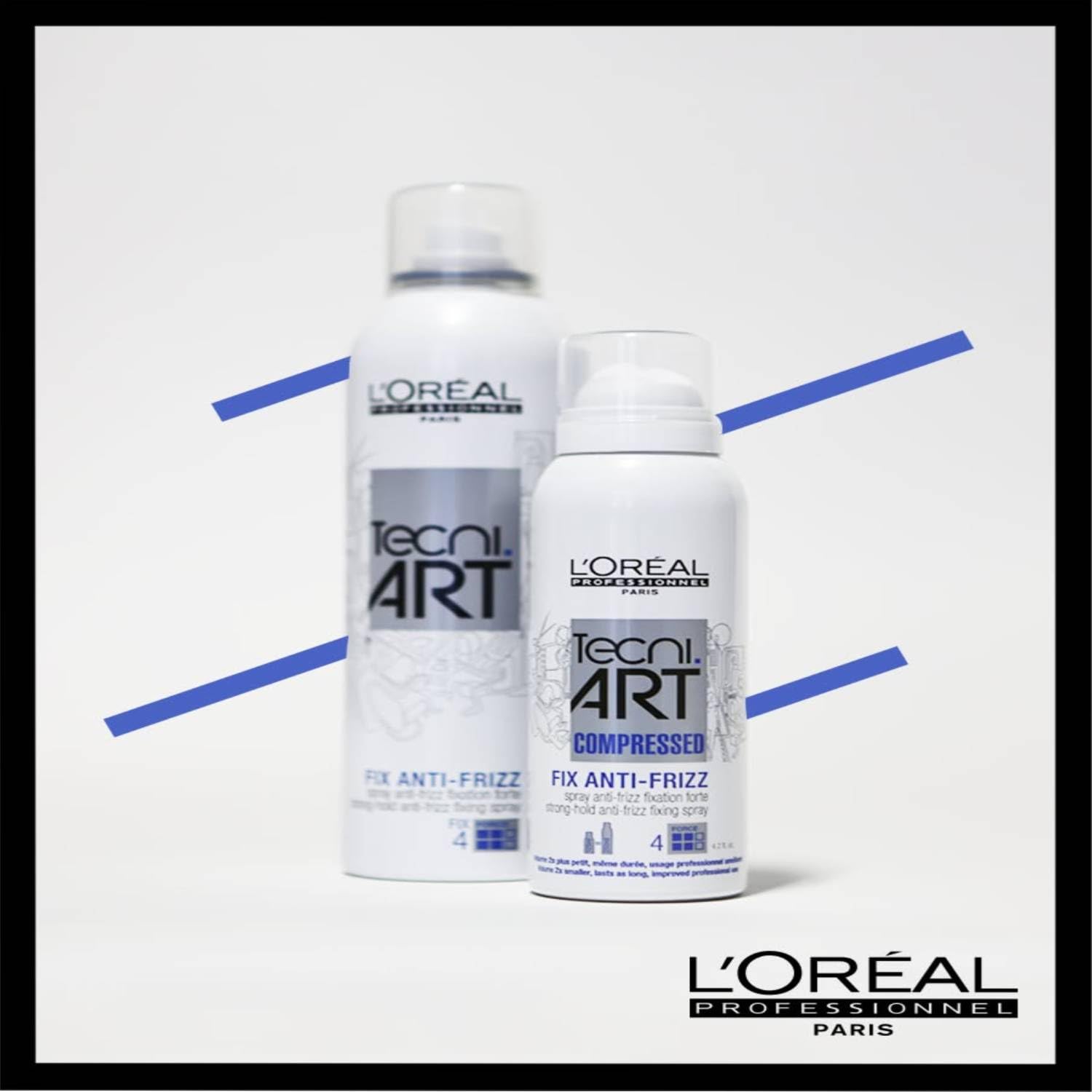 Loreal Fix Anti-Frizz 3 x 250 ml starker Halt Tecni.art Styling Haarspray Neue Serie