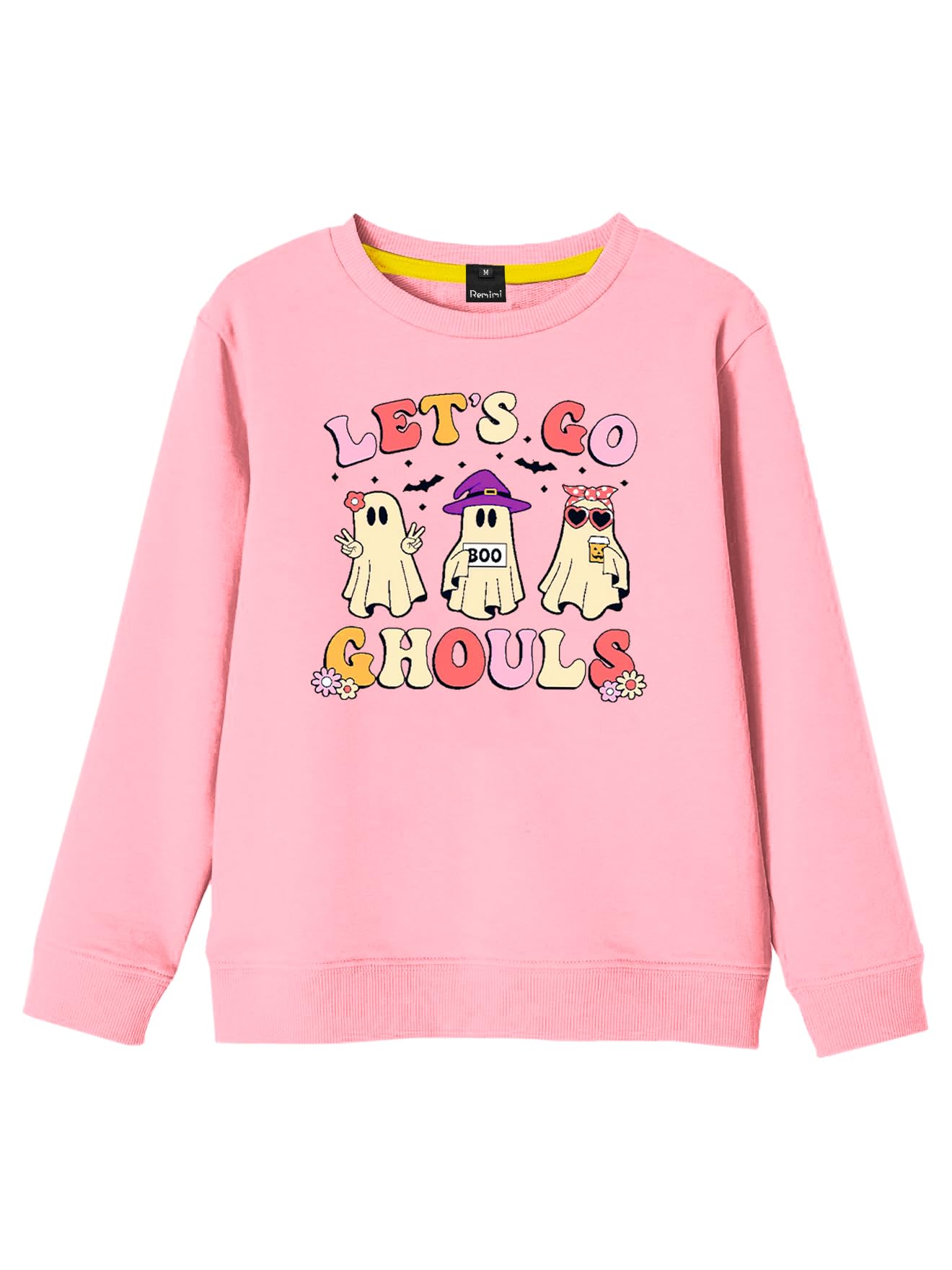 Remimi Kids Halloween Sweatshirt Long Sleeve Thanksgiving Tops 3-14 Years