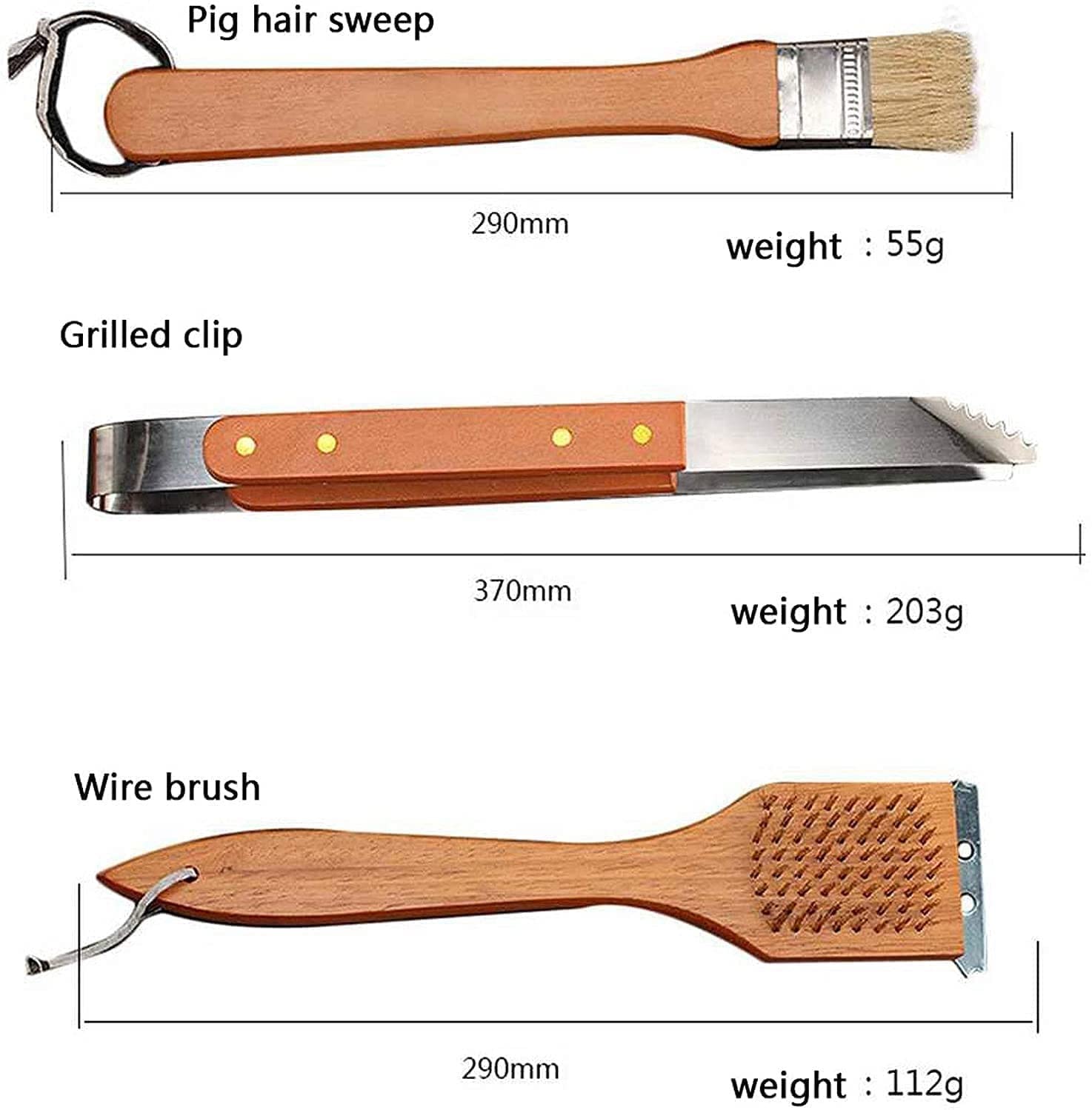 Zestaw narzędzi do grillowania, 18 szt. Akcesoria do grilla Naczynia do grillowania ze stali nierdzewnej ze schowkiem dla mężczyzn i kobiet Gotowanie na świeżym powietrzu Prezent