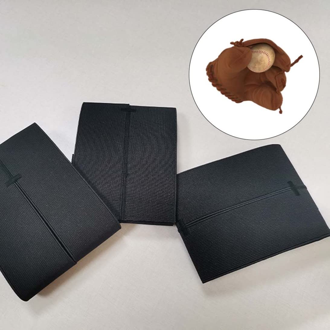 Baseball Glove Wrap Baseball Mitt Shaper Softball Mitt Shaper Elastic Elastic Pocket Maker Baseball Glove Strap 2pcs