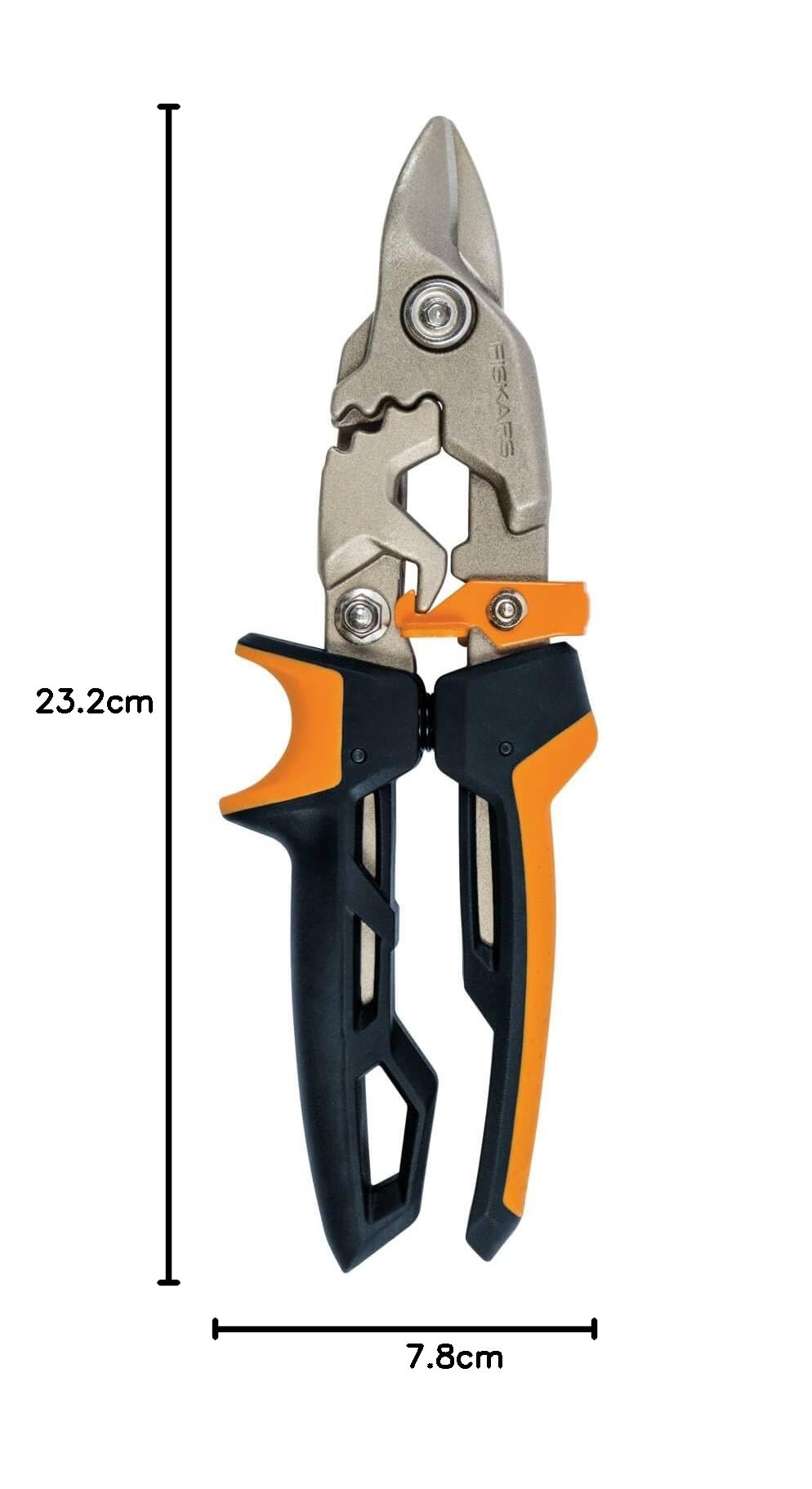 Fiskars Bulldog PowerGear Tijeras cortachapas 23,2 cm Negro Naranja