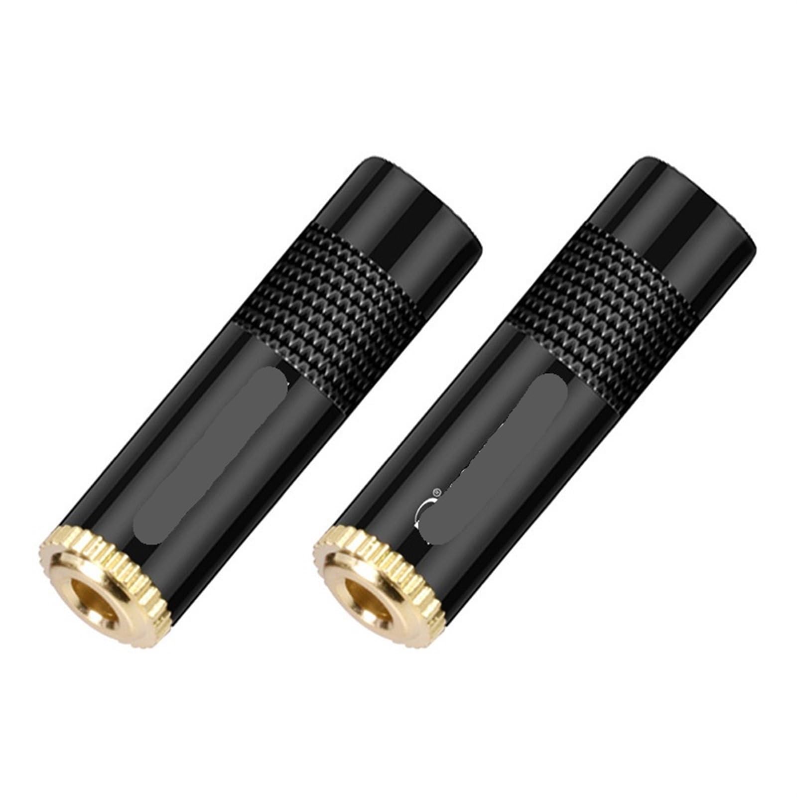 100 Uds Audio 3,5 MM Jack 3 polos conector hembra estéreo 1/8 "conector de auriculares conector de cable de 3,5 MM adaptador de auriculares (Size : Black)