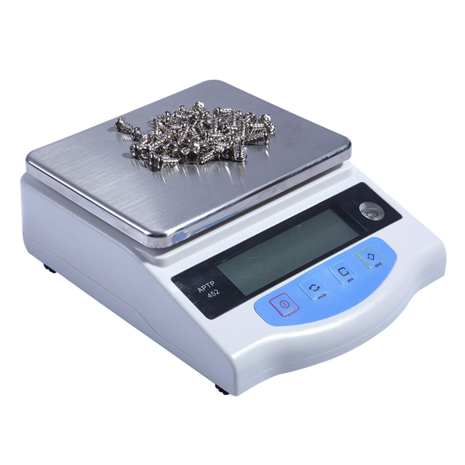 Balanza Digital de precisión de 0,01 con Pantalla LCD para Parabrisas Báscula electrónica para joyería Báscula Inteligente pequeña portátil para Pesar hasta resolución Laboratorio Farmacia