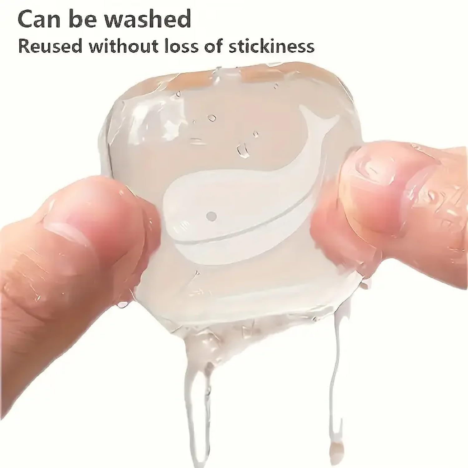 CEPLO Door Handle Wall Protector,Self Adhesive Silicone Stopper, Clear Cushion Bumper, Clear Silicone Door Knob Silicone Door Protector for Home Wall Protector from Door Sofa Back (Pack of 4) 4