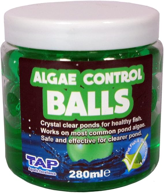 Image TAP Pond Algae Control Balls - Crystal Clear Healthy Pond Water 280ml