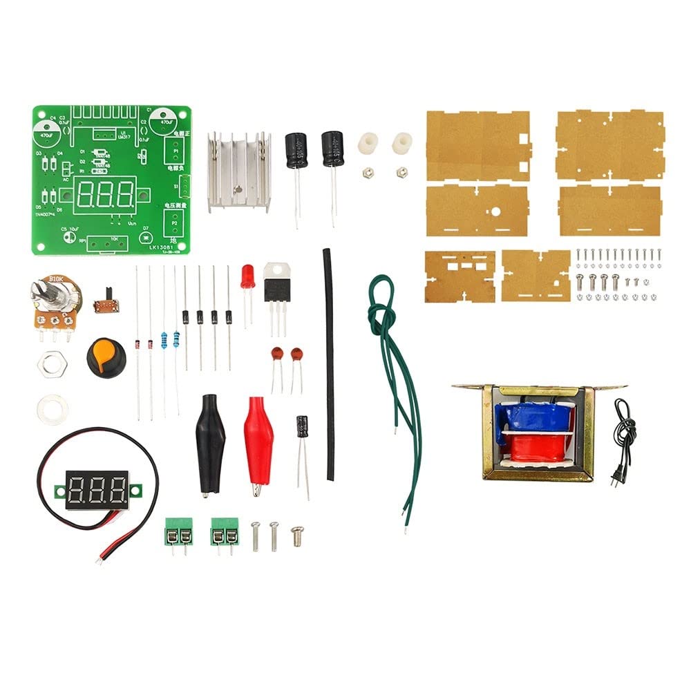 Power Supply Board, LM317 DC Adjustable Voltage Regulator