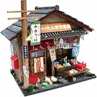 Amazon | 手作り「ハウス工作キット」 昭和の駄菓子屋【ドール