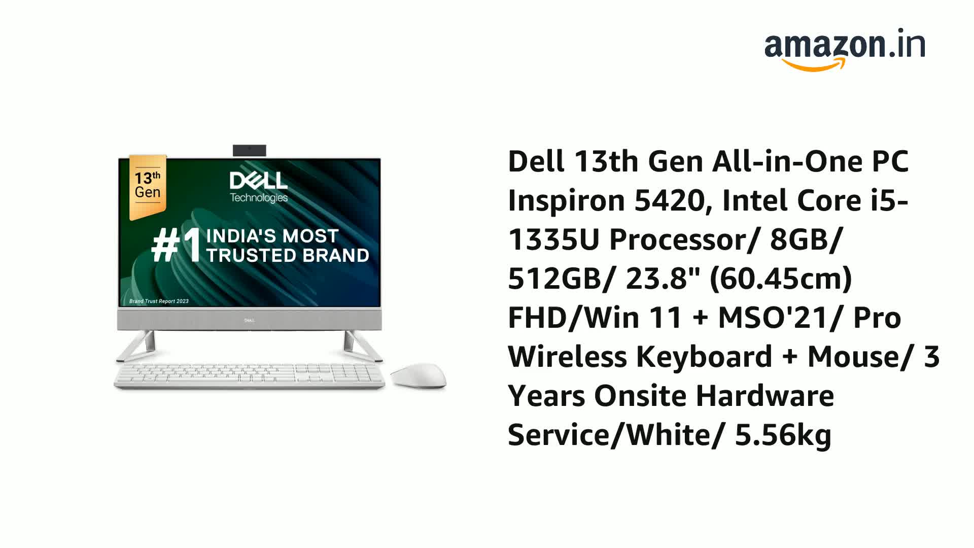 Dell Inspiron 5420 All-in-One PC 13th Gen
