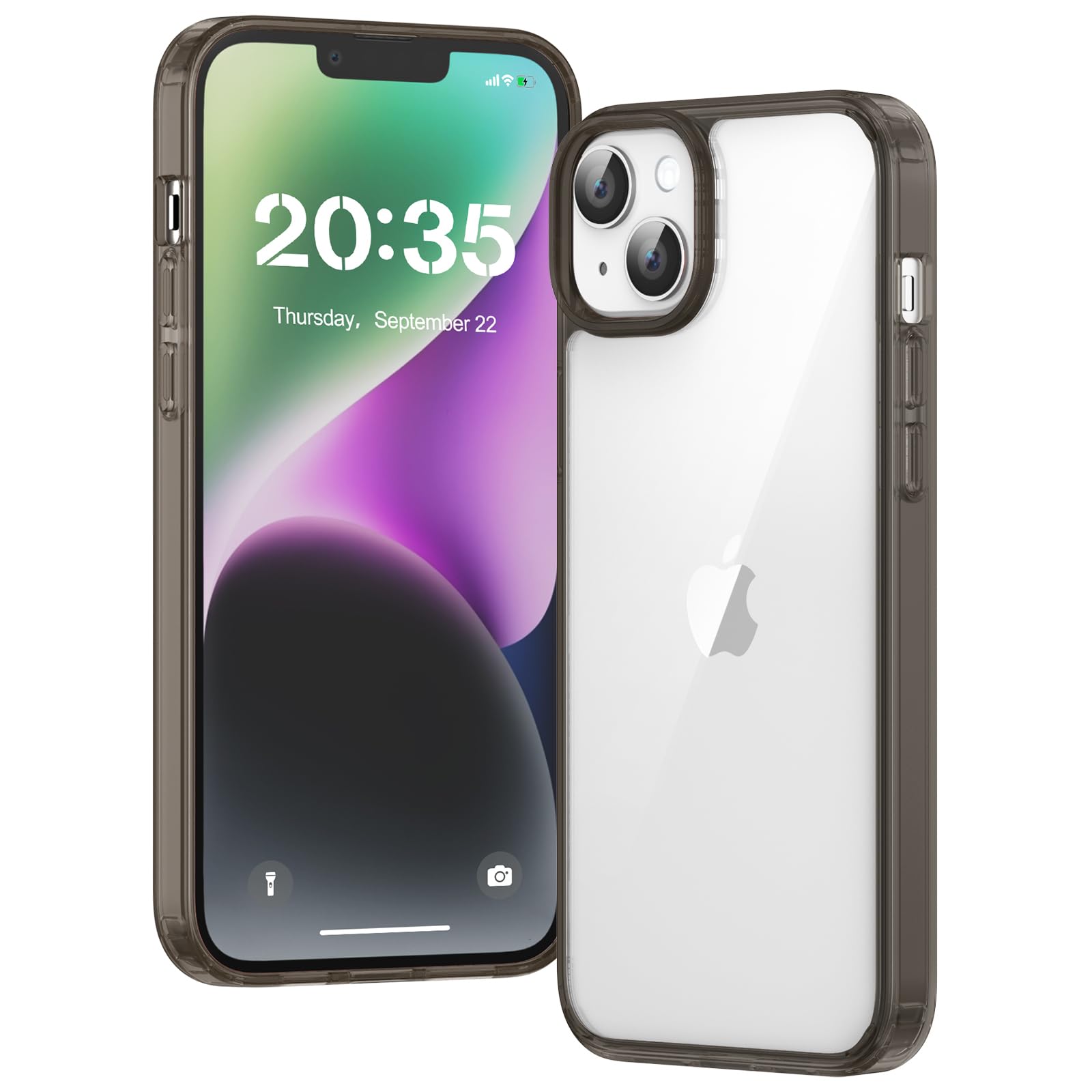 Clear Case for iPhone 15, Ultra Thin, Shockproof TPU Cover, Anti-Yellowing, Crystal Clear, Phone Case for Apple iPhone 15 - Clear — view 183