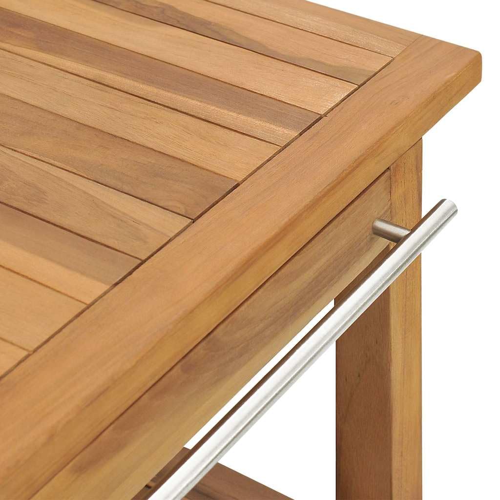 Umywalka z 3 koszami, lite drewno tekowe, 132 x 45 x 75 cm, mebel łazienkowy, miejsce do przechowywania, komoda do przechowywania, szafka wisząca, szuflada, drzwi, półka, montaż ścienny