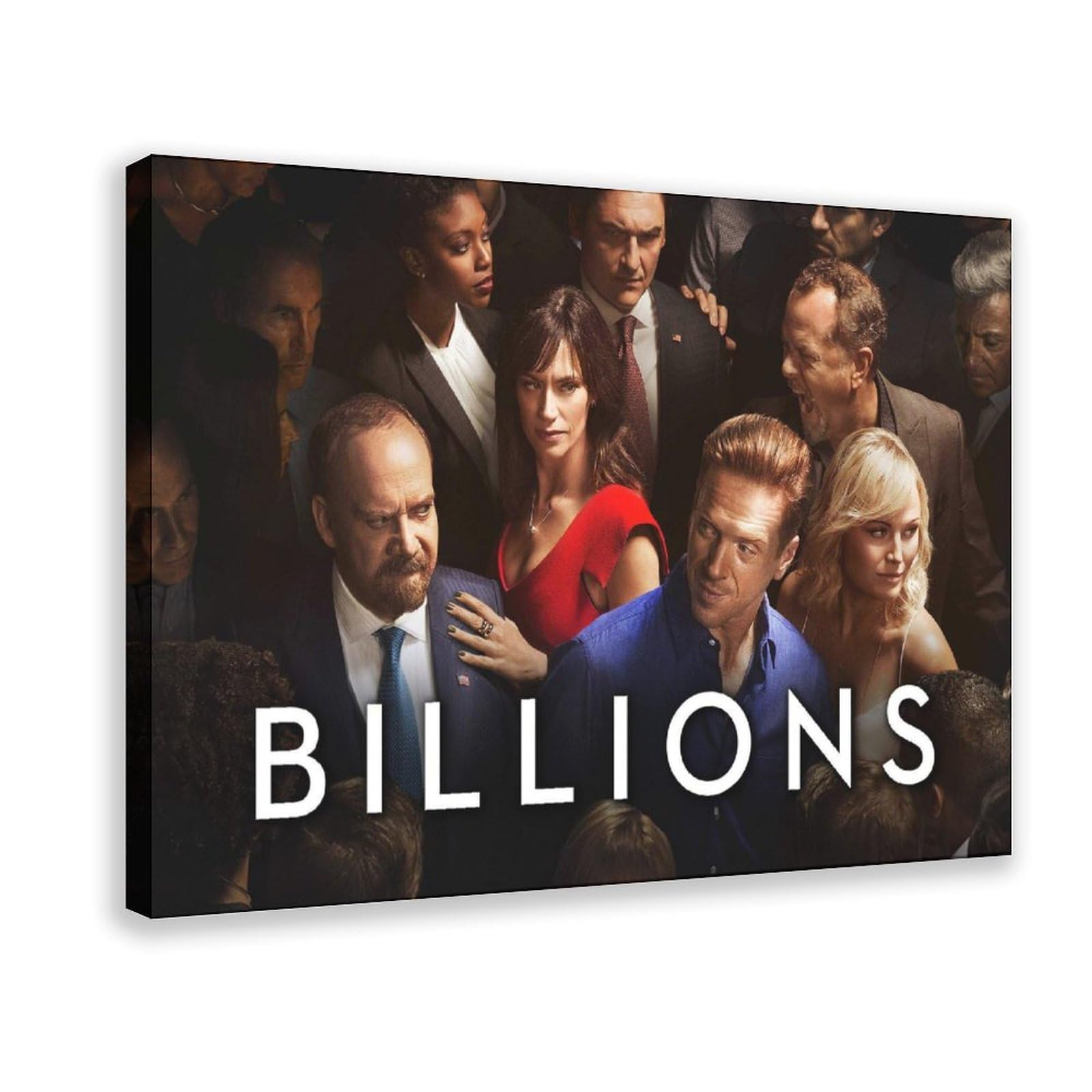 DAYOBOB Tv Series Billions Poster 2 Canvas Poster Bedroom Decor Landscape Office Room Decor Gift 20x30inch(50x75cm)