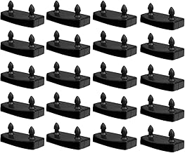 20 x Bed Slatted Base Supports 53 mm for Double Bed Black