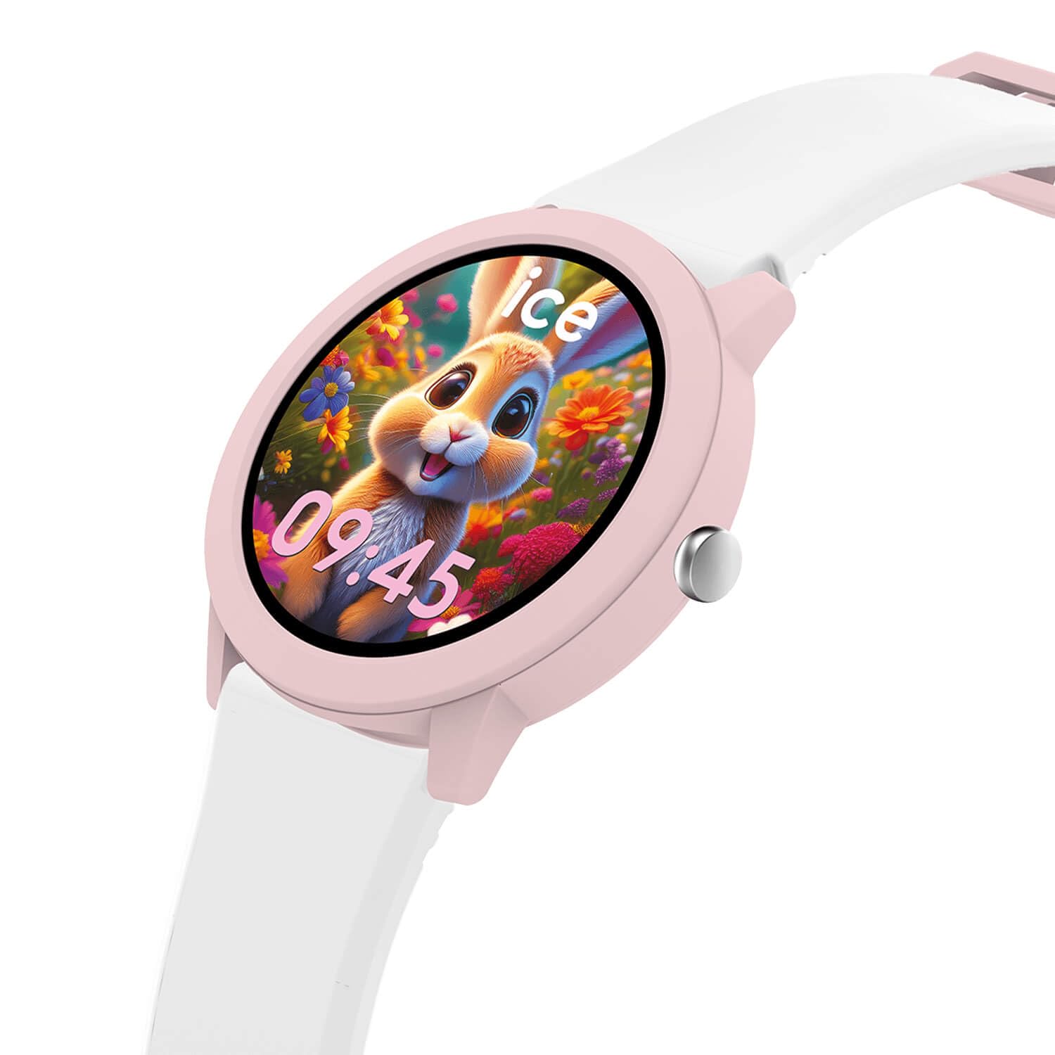 Ice-Watch - Ice Smart Junior 3.0 - Montre connectée Ronde pour Enfant avec Bracelet en Silicone (1.19 Pouces)