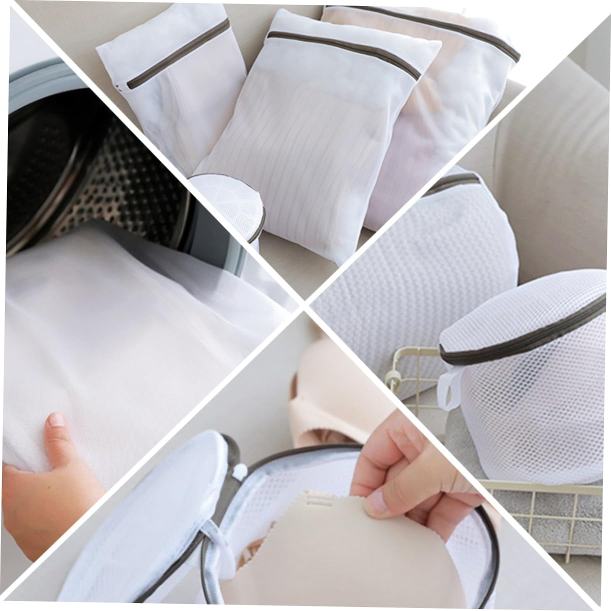 MAGICLULU 10piezas Bolsa De Lavado De Lencería De Para Lavadora Bolsa De Lavado Para Sujetadores y Ropa Interior