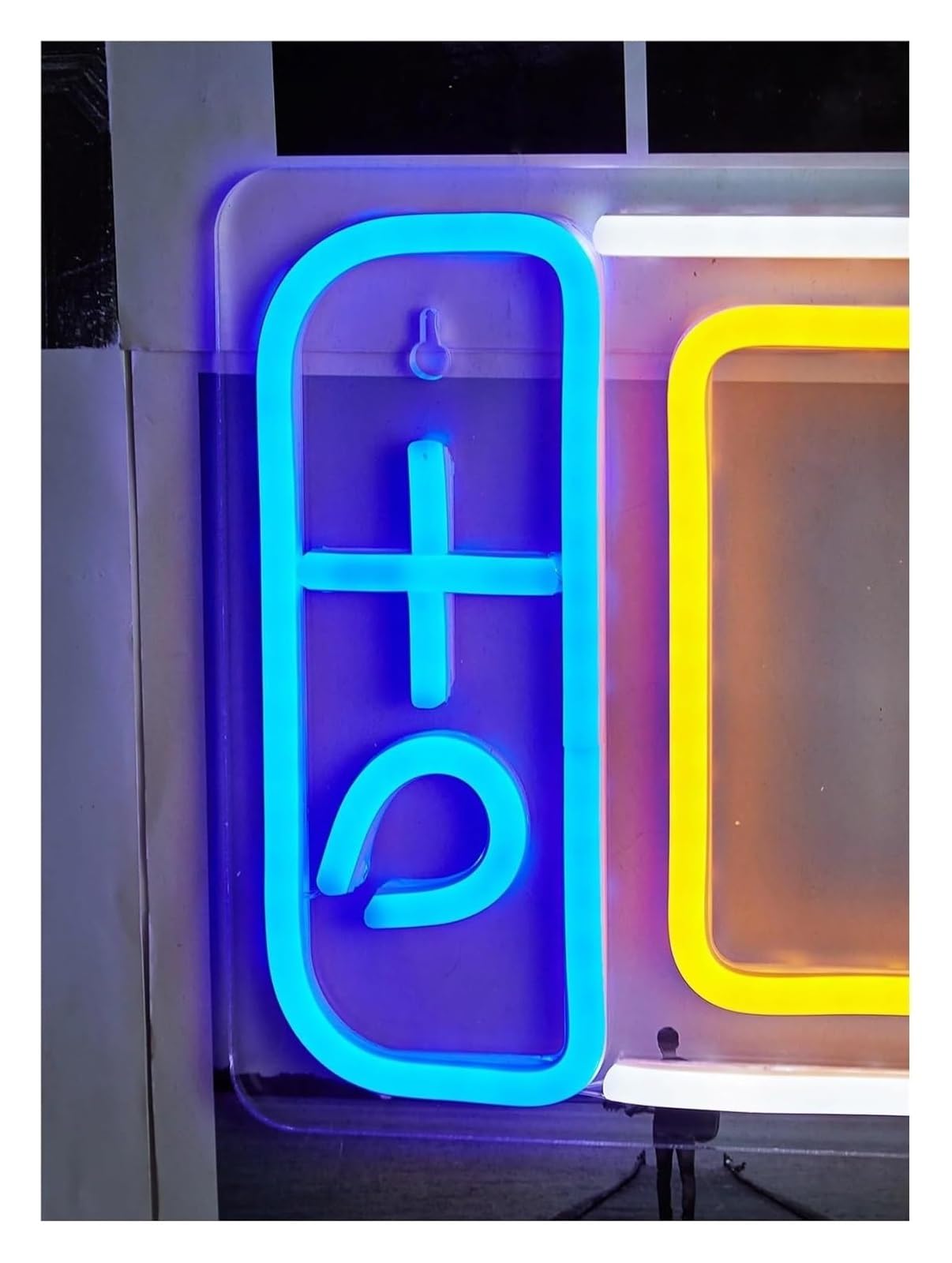Lampada da parete con insegna al neon, per gamepad, sala giochi, camera letto, decorazione per feste, 38x32 cm