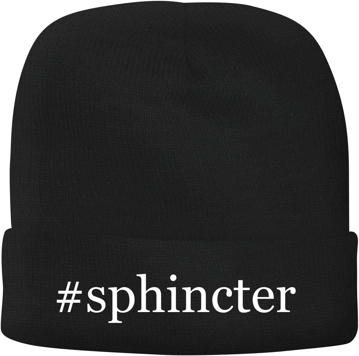 BH Cool Designs #Sphincter - Men's Hashtag Soft & Comfortable Beanie Hat Cap