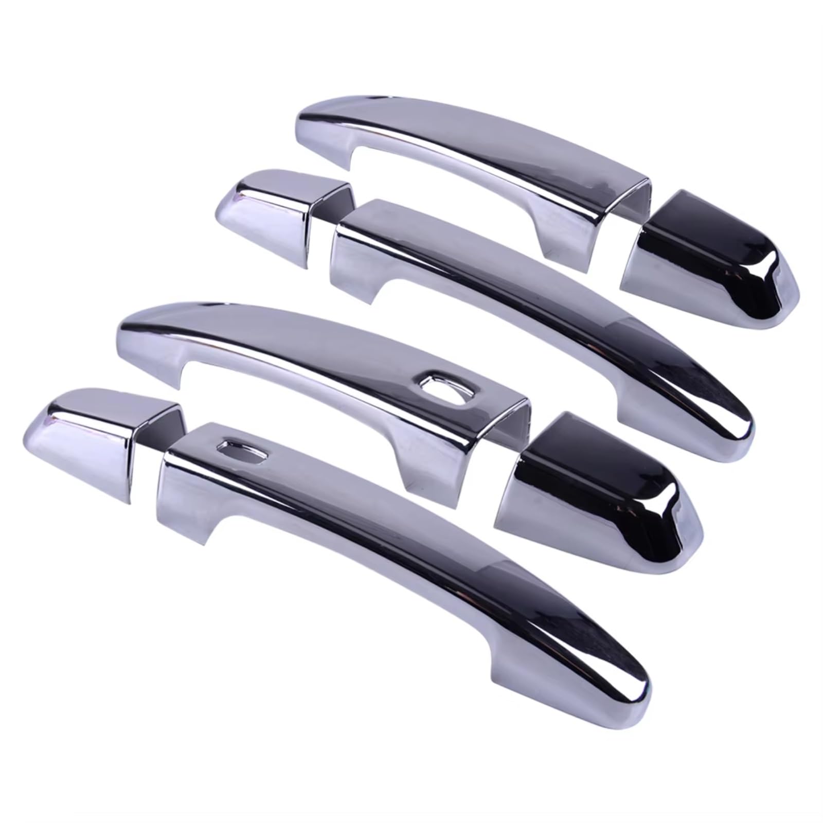 DSPOLIMV Outer Door Handle Cap Compatible with Chevrolet for Equinox SUV 2018-2023 Exterior Side Door Handle Cover Trim Bezel for Smart Keyless Parts