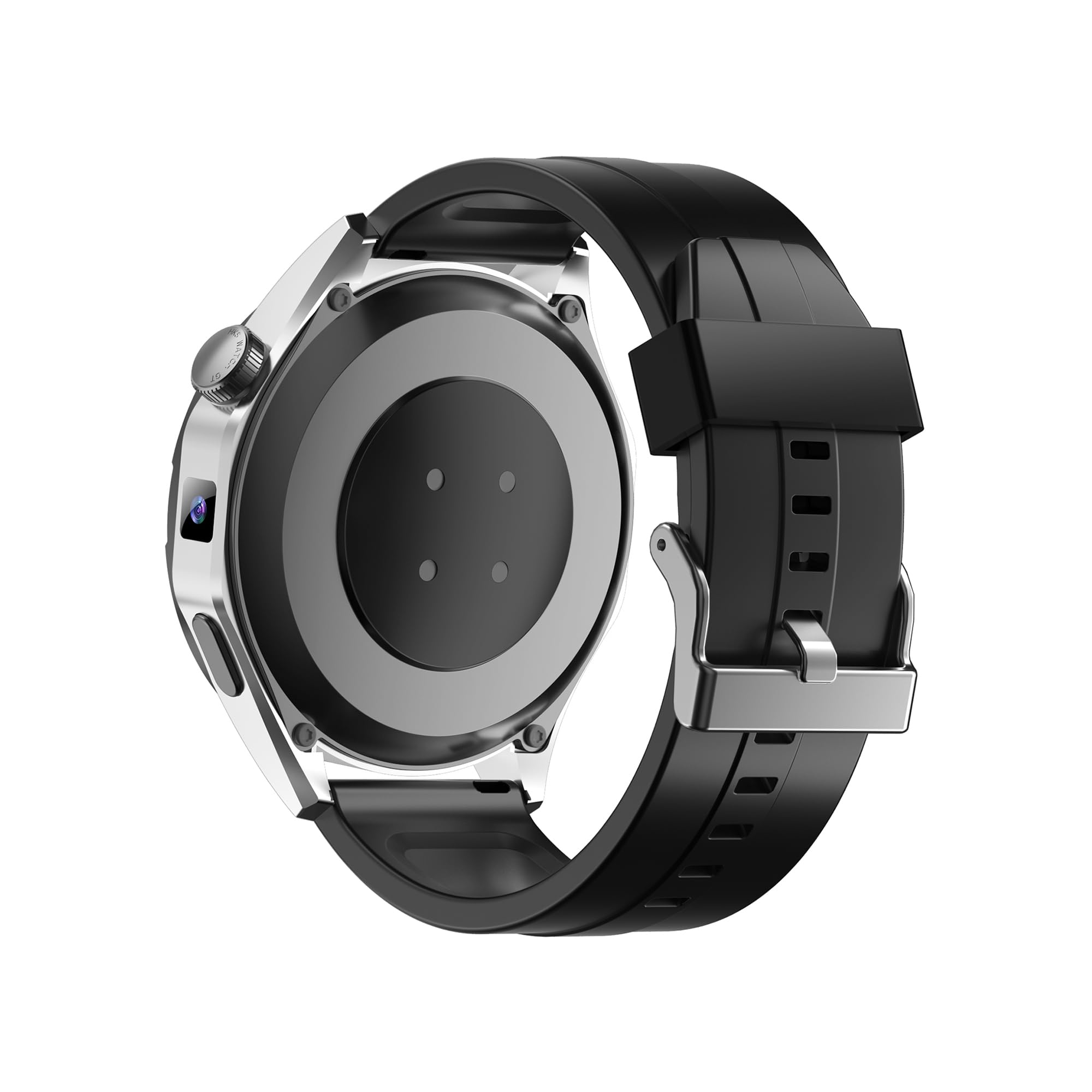VG52 PRO (2025) srebrny, zegarek zdrowotny, smartwatch z funkcją telefonii, wyświetlacz AMOLED, wszechstronny, najlepszy model