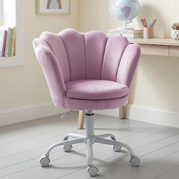 Kids Desk Chair, Adjustable Ergonomic Study Chair Kids Office Chair, Purple