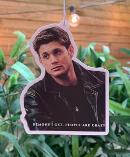 Dean Winchester Car Air Freshener | Sandalwood Scented | Supernatural Gifts | Funny Novelty Gifts | Jensen Ackles Active