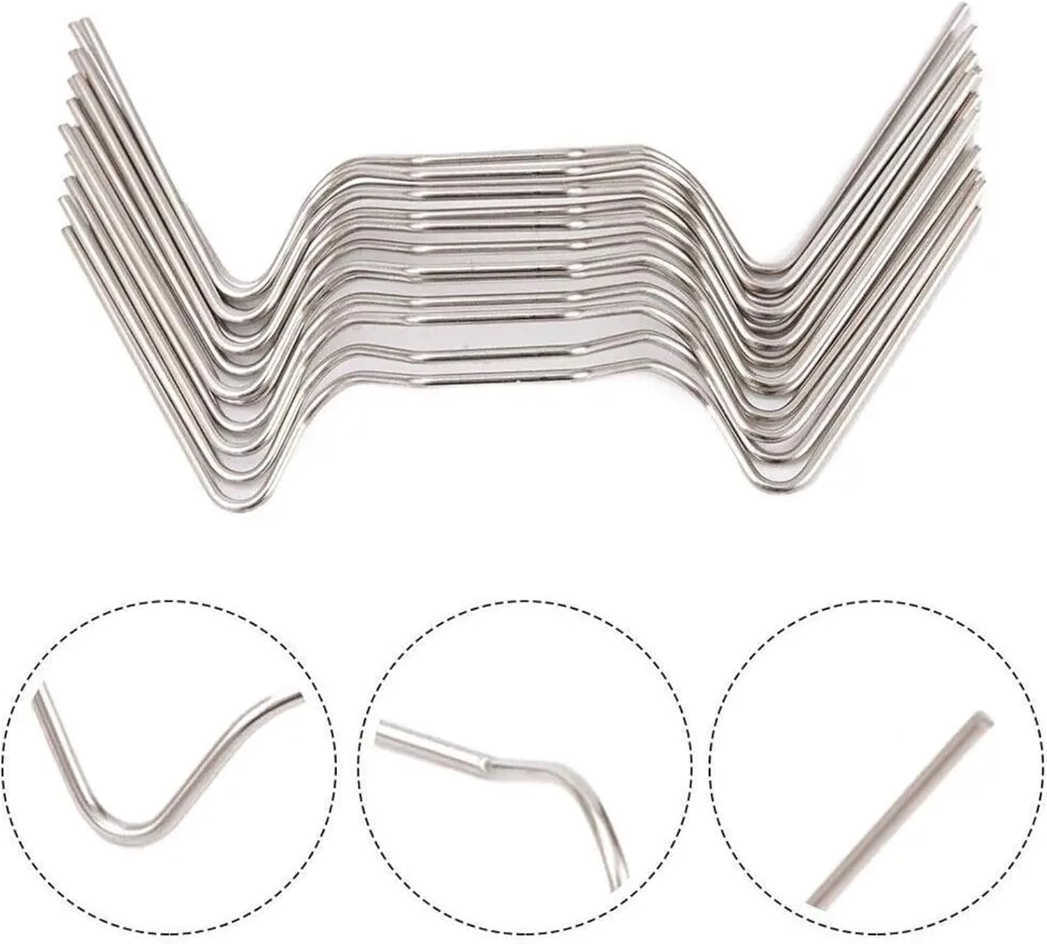 Greenhouse Glass Clamp Wire 250Pcs Steel Greenhouse W Spring Wire Glazing Glass Frame Fixing Clamp
