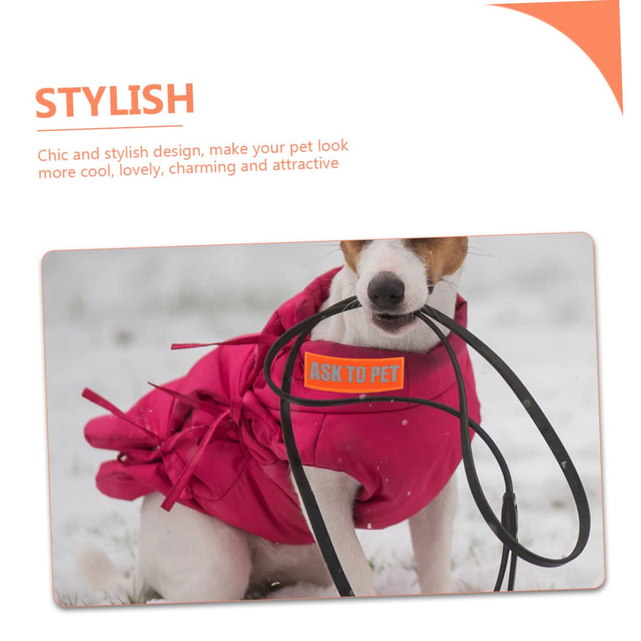 Toddmomy 30piezas Parche Reflectante para Arnés De Perro De Servicio Decorativos y Prácticos Incluye Do Not Pet y Service Dog para Paseos Nocturnos