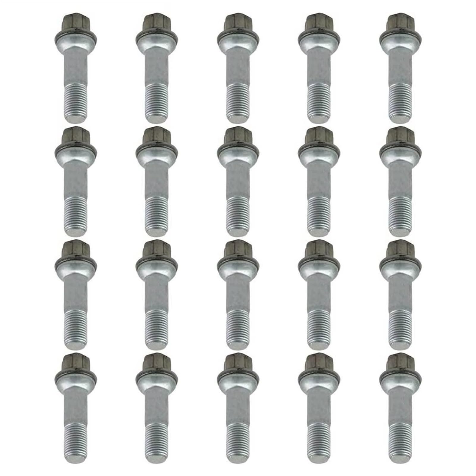 Bulloni ruota auto Compatibile Con Benz Per S Klasse Coupe C216 CL 500 2011 2012 2013 Set Da 20 Dadi Per Cerchi In Lega Con Rondella Conica OEM: 0009902207