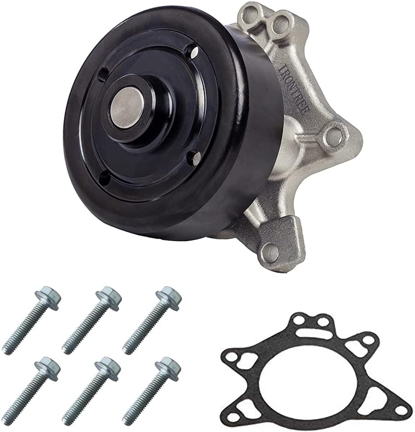 IRONTREE AW9376 Professional Water Pump Kit with Gasket Compatible with Toyota Celica Corolla Matric Mr2 Spyder, Chevy Prizm, Pontiac Vibe, 1.8L L4 Engine, OE Replacement