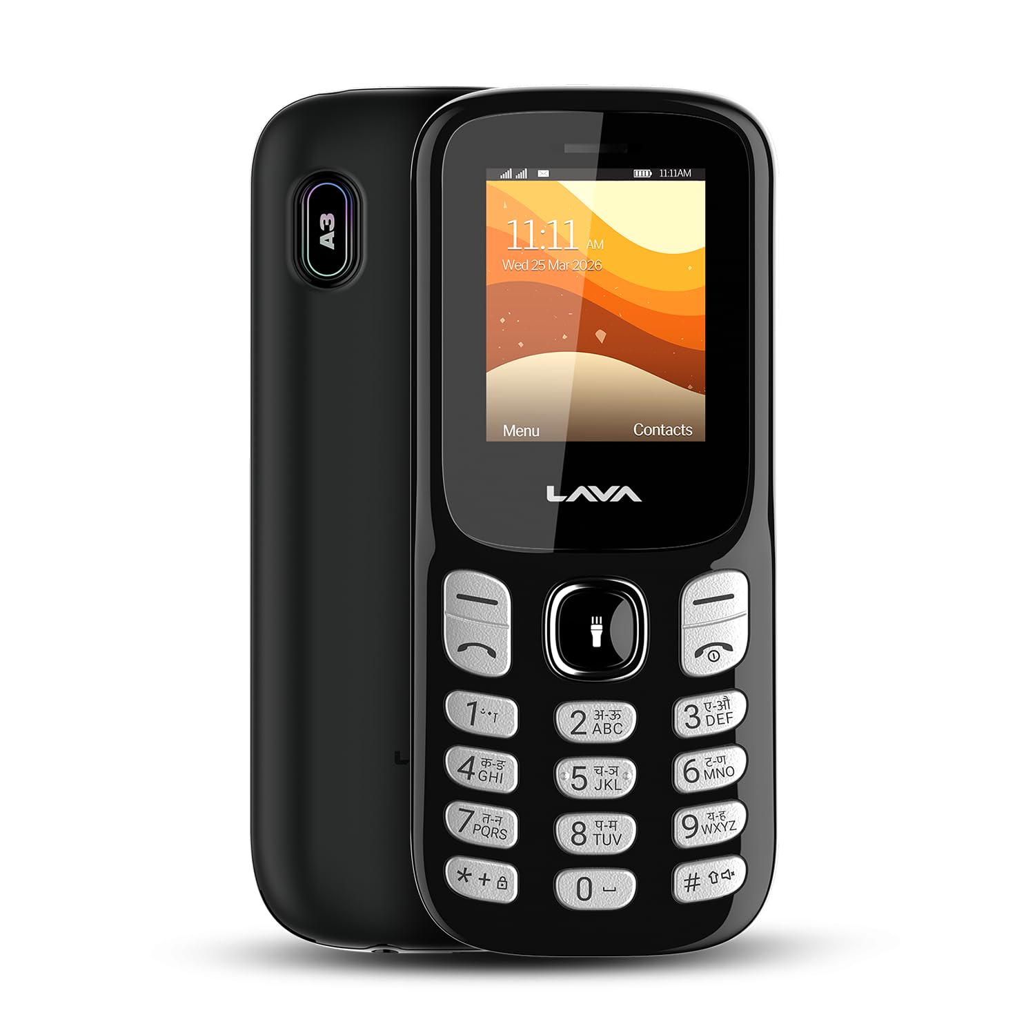 Lava A3 King 2026 Dual Sim Keypad Mobile Phone | 1750mAh Big Battery | 1.8" Large Display | 7 Languages Read & Write Support | Vibration Alert (Grey)-image-11