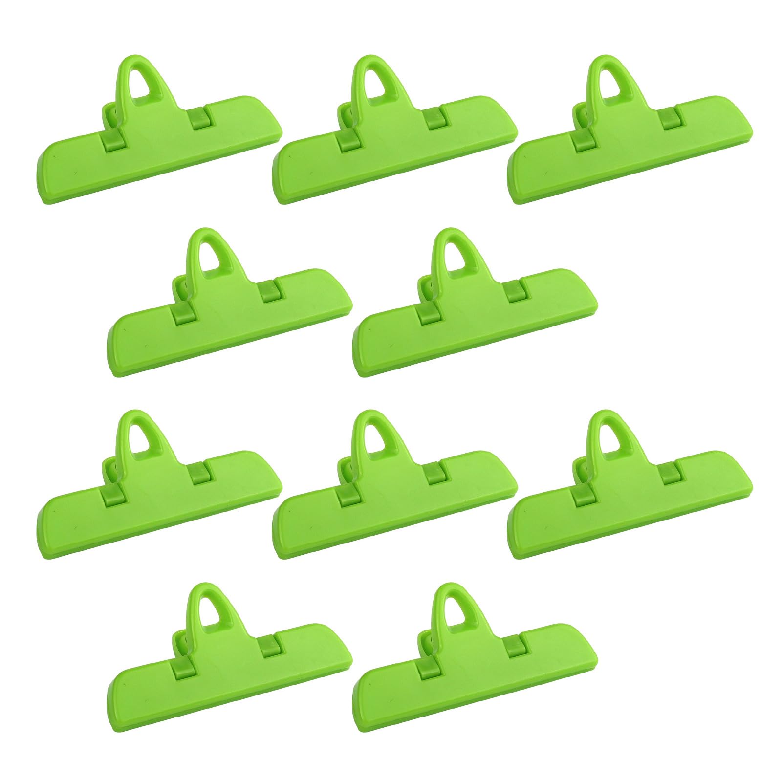 MICFENY 10pcs Snacks Bag Sealing Clip Keep Food Tidying and Waterproof Sturdy for Kitchen or Supplies Use