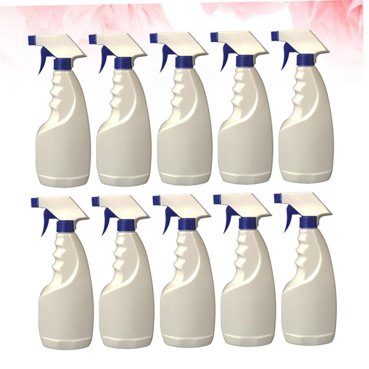 Levemolo Sprühflaschen 500 Ml Kunststoff 10 Stück Gartenbewässerung Sprühnebel Weiß Für Hausreinigung Und Friseure