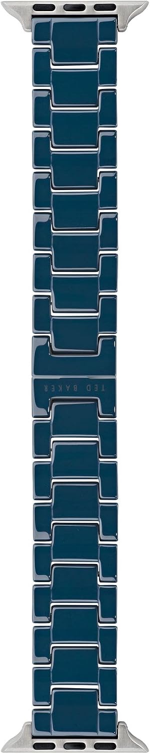 Ted Baker Blue Ceramic Strap Silver Buckle for Apple Watch® (Model: BKS42S432B0)