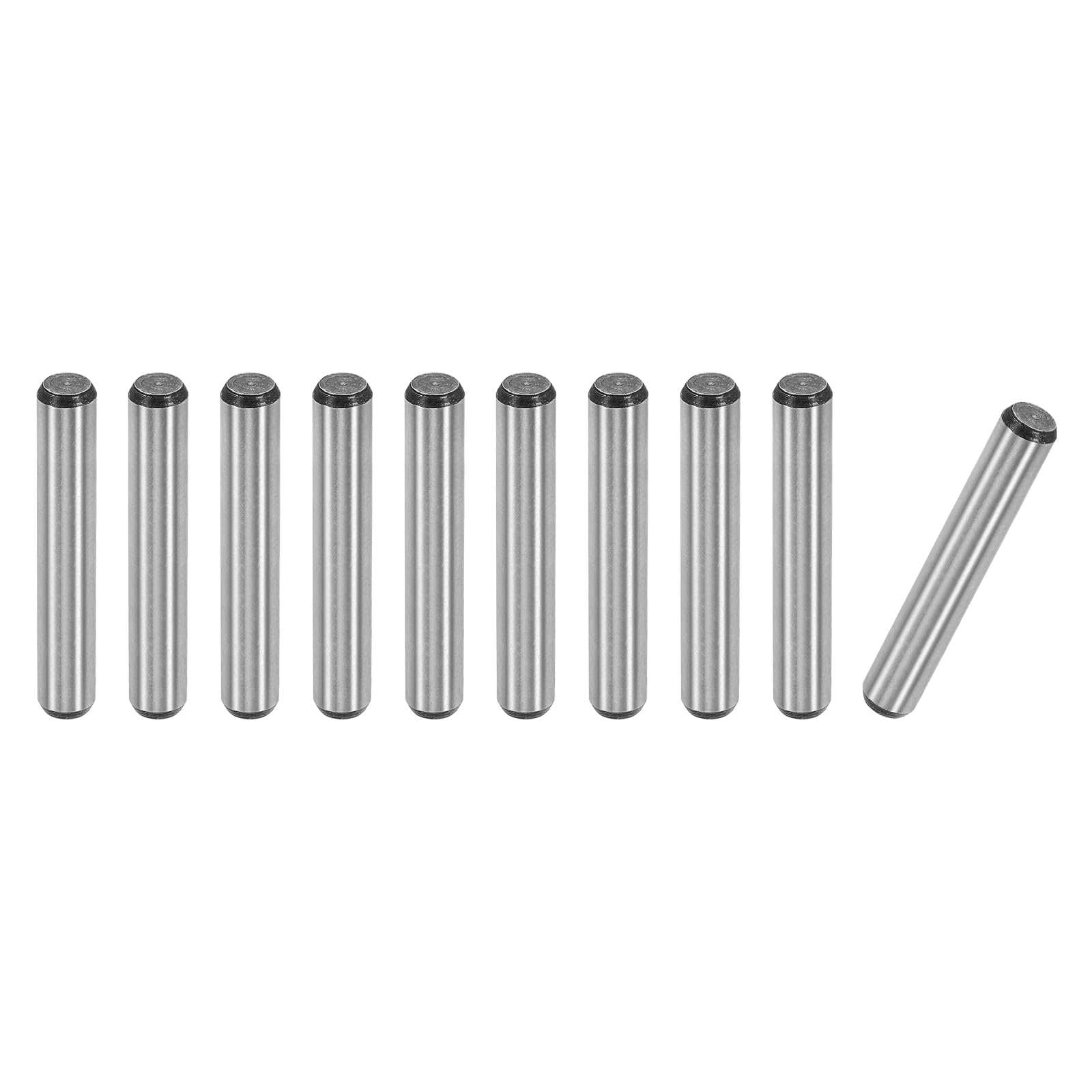 sourcing map 5/16-Inch x 2-Inch Dowel Pins, Heat Treated Alloy Steel for Extra Hardness, Bright Finish and Accurate Alignment 10pcs